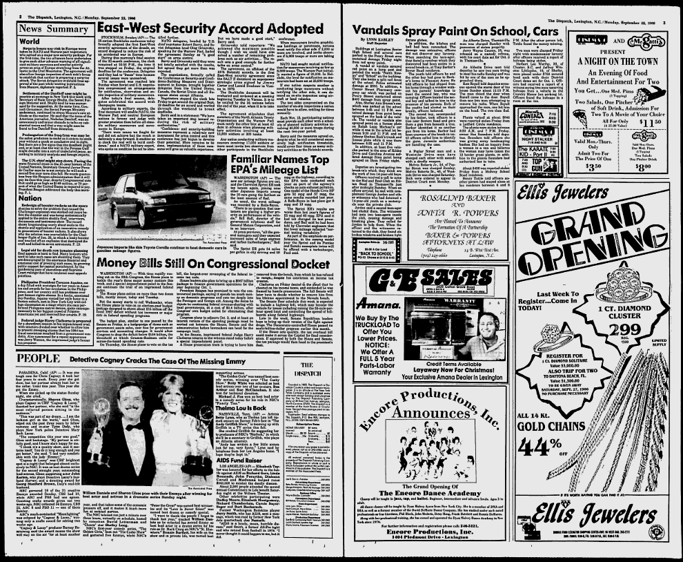 September 22 1986 The Dispatch Newspaper archive 2