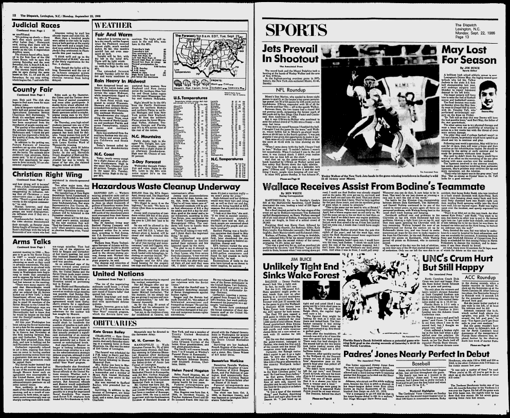 September 22 1986 The Dispatch Newspaper archive 7