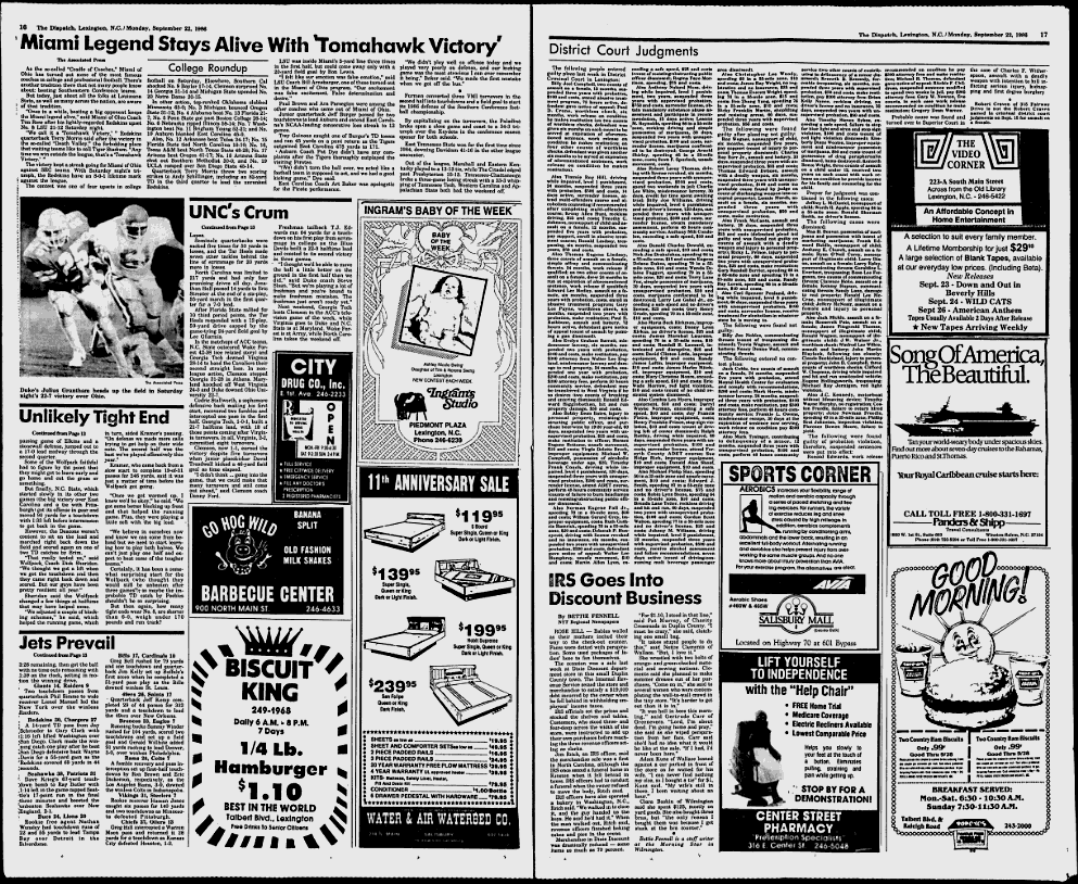 September 22 1986 The Dispatch Newspaper archive 9